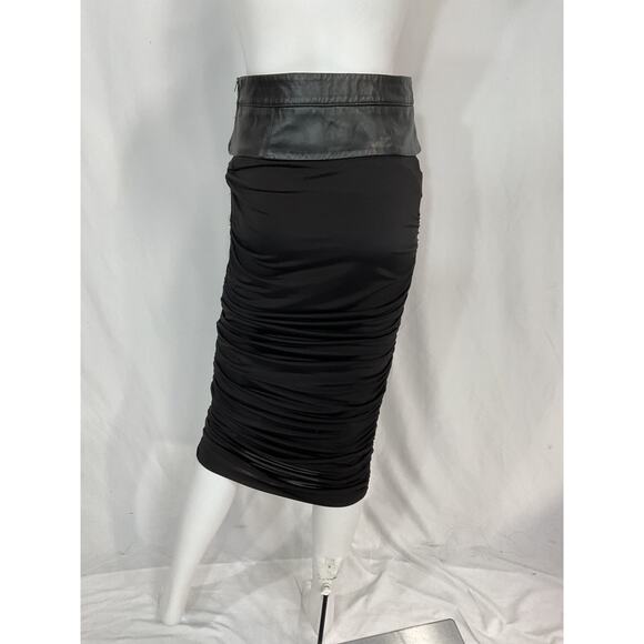 Ceren Ocak Cut Out Black Pencil Skirt Size XS - Picture 3 of 5